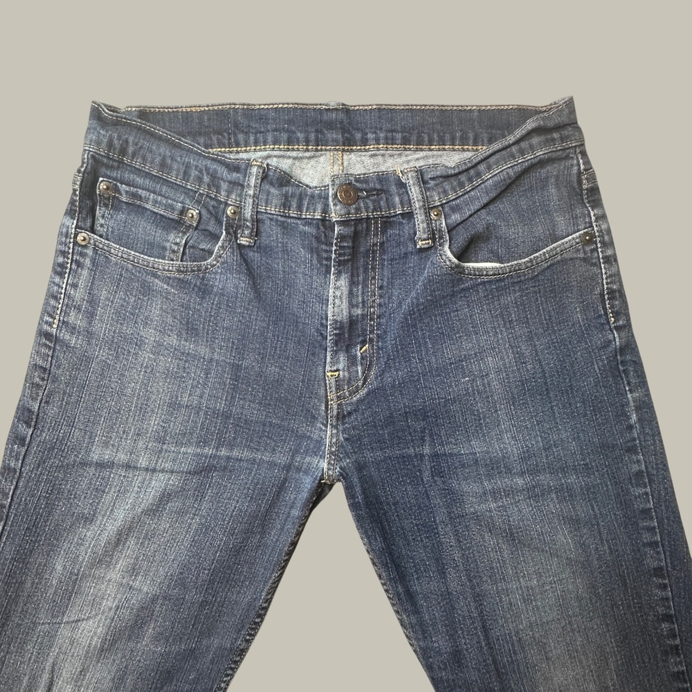 Levi's 511 Jeans Mens 32x30 (30x27) Slim Fit Blue Stretch Denim Trashed Workwear